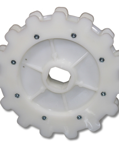 Driving wheel, plastic, separation chain, DUPLO 48 (FX01013)
